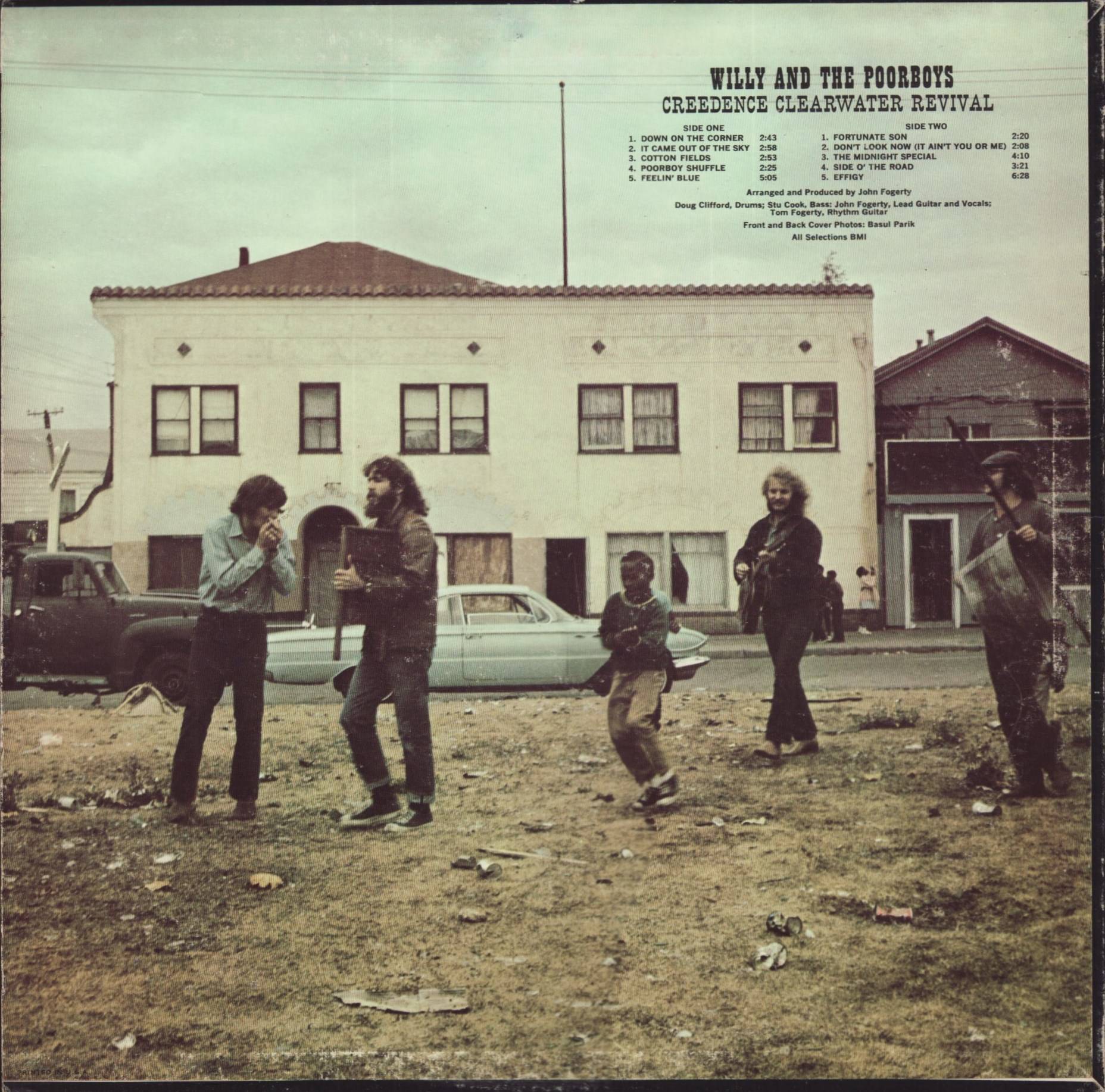Creedence Clearwater Revival Willy And The Poor Boys : LP Back